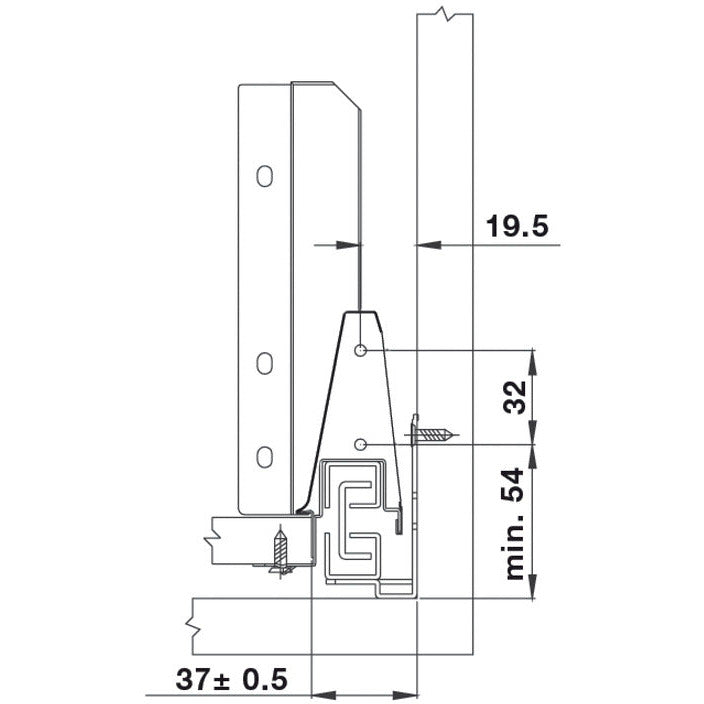 Alto drawer set, 140 mm - Fullie Hardware