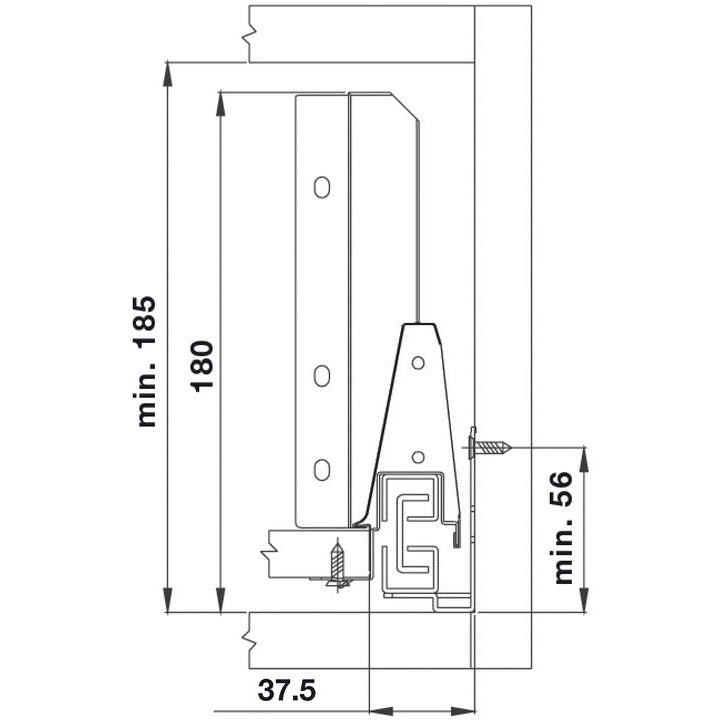 Alto drawer set, 140 mm - Fullie Hardware