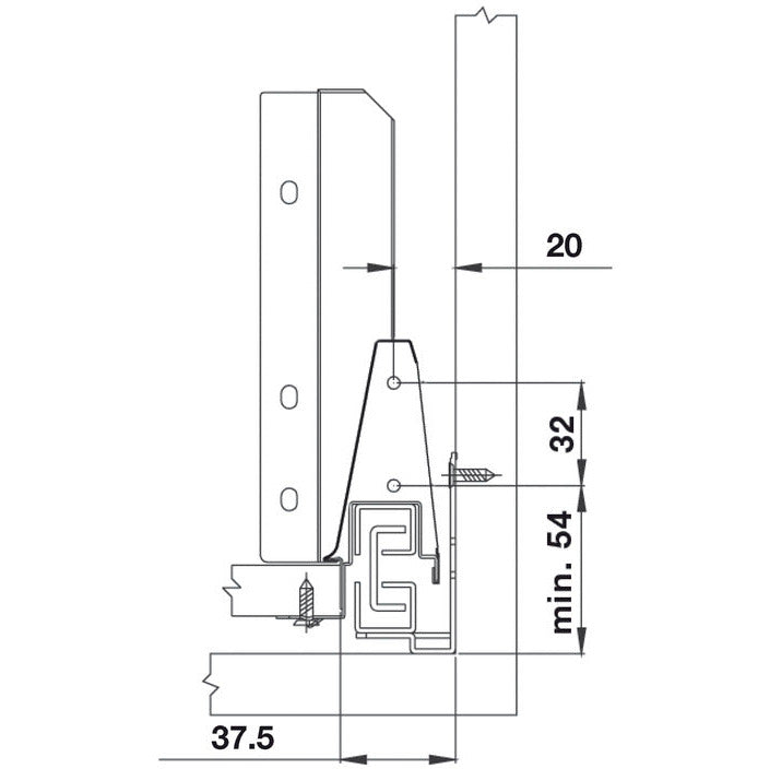 Alto drawer set, 164 mm