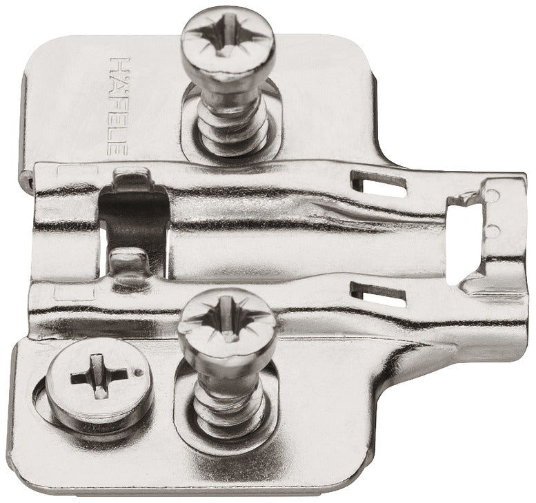 Half Overlay hinge, 105 degree, with or without soft close, 3D adjustable