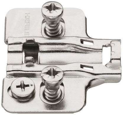 Half Overlay hinge, 105 degree, with or without soft close, 3D adjustable