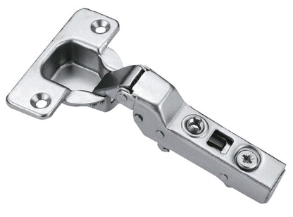 Half Overlay hinge, 105 degree, with or without soft close, 3D adjustable