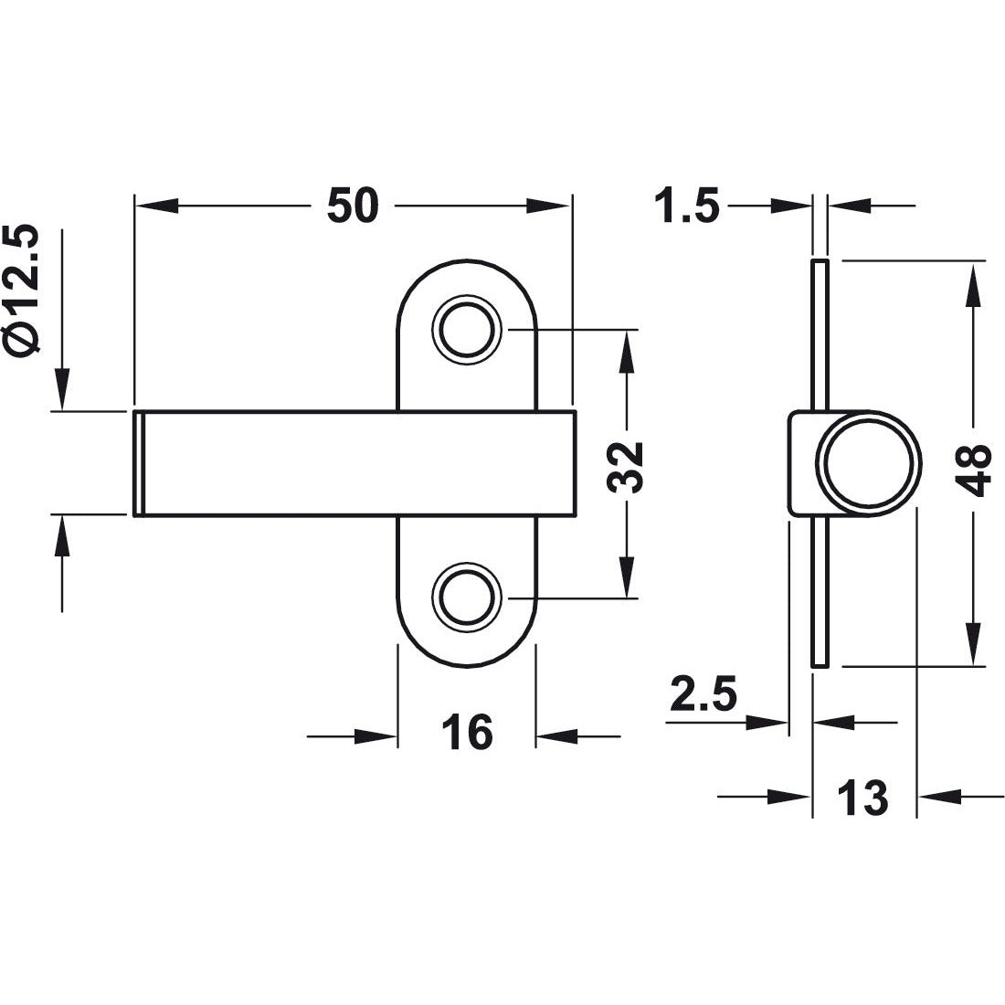 Soft Close Mechanism retrofit plunger (single) - Fullie Hardware