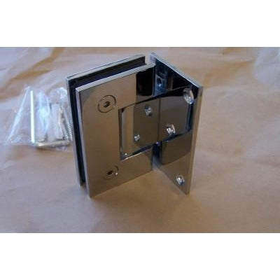 Wall-Mount Shower Door Hinge (single) - Fullie Hardware