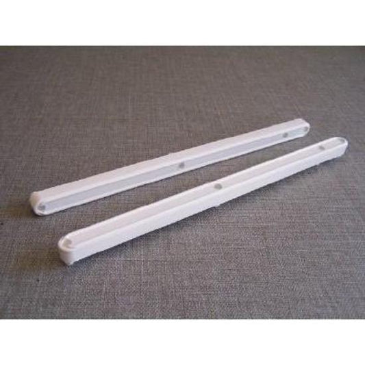 Plastic Drawer Slides [ WHITE Dowel]  (set) - Fullie Hardware