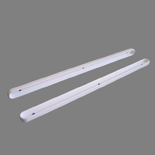 Plastic Drawer Slides [ WHITE Screw]  (set) - Fullie Hardware